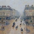 Камиль Писсарро - Оперный проезд в Париже. Эффект снега. Утро